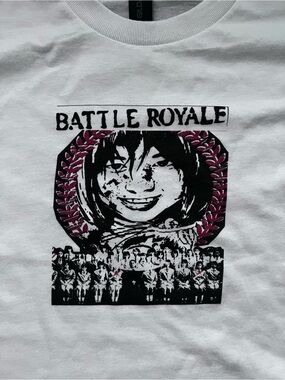 Battle Royale horror retro White Unisex T-Shirt